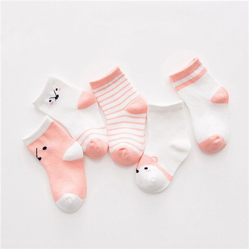 Cotton Striped Toddler Socks